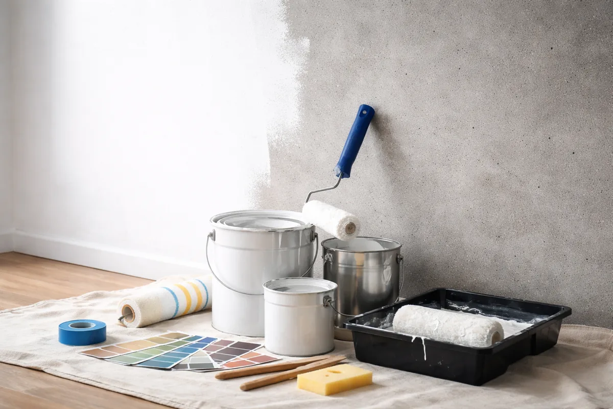 Quel type de peinture utiliser pour peindre un mur en béton ?