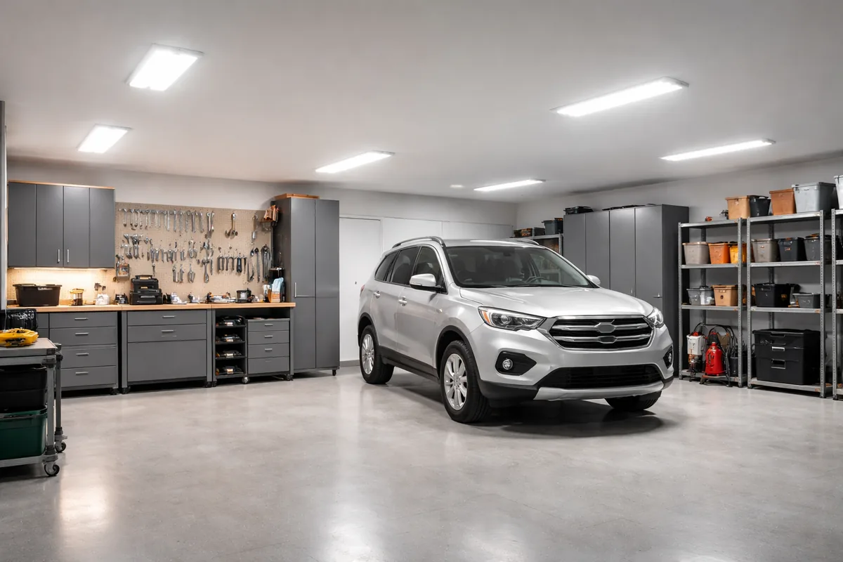 Comment choisir le bon éclairage pour un garage de 30 m²