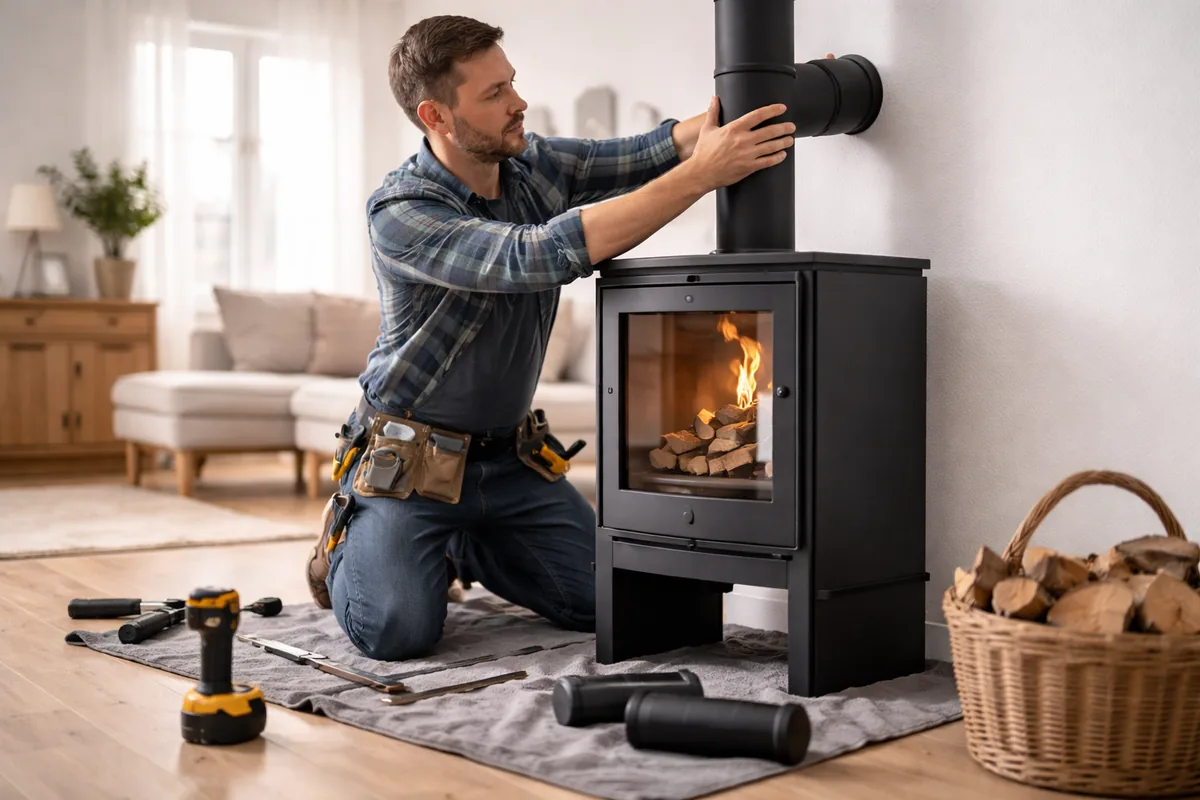 Peut-on installer un poêle à bois soi-même sans compétences particulières