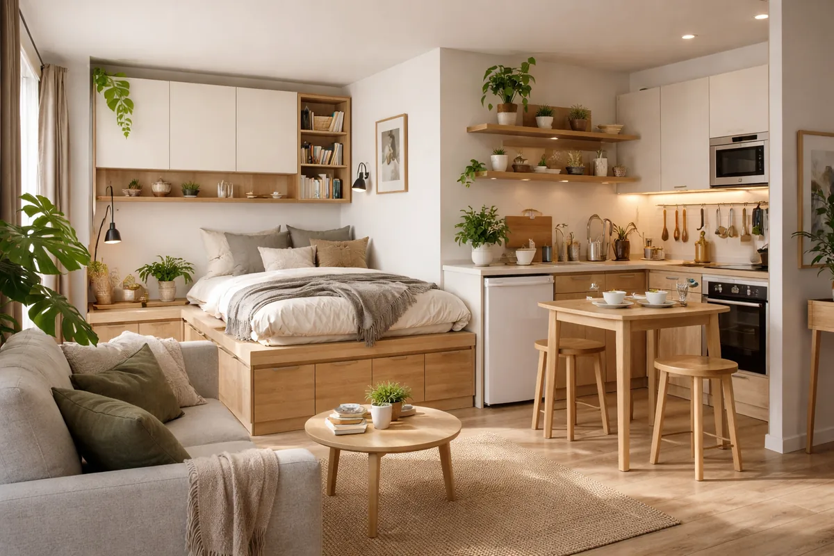Comment optimiser l'espace dans un petit appartement de 30 m²